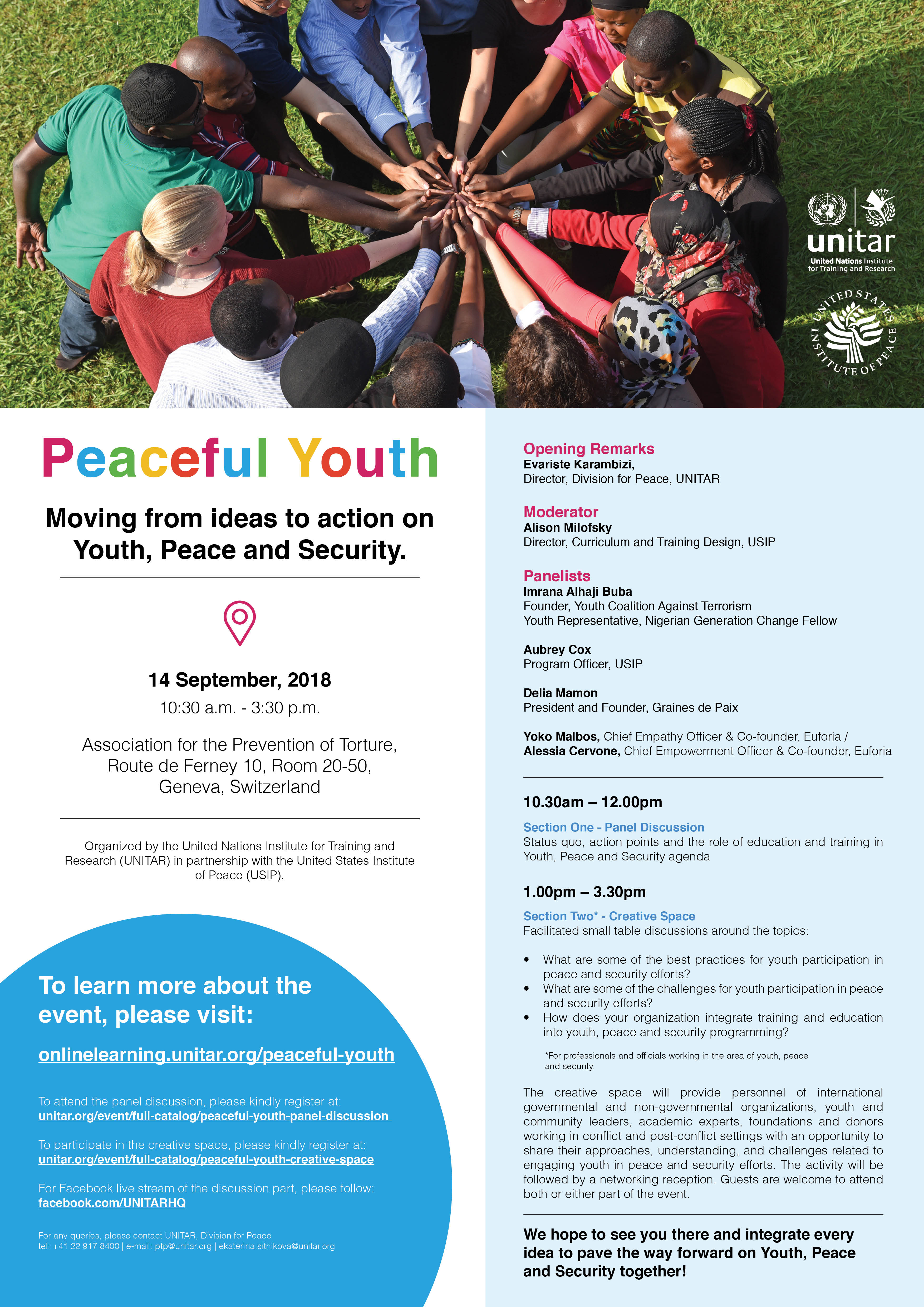 Peaceful Youth - Moving from ideas to action on Youth, Peace and Security