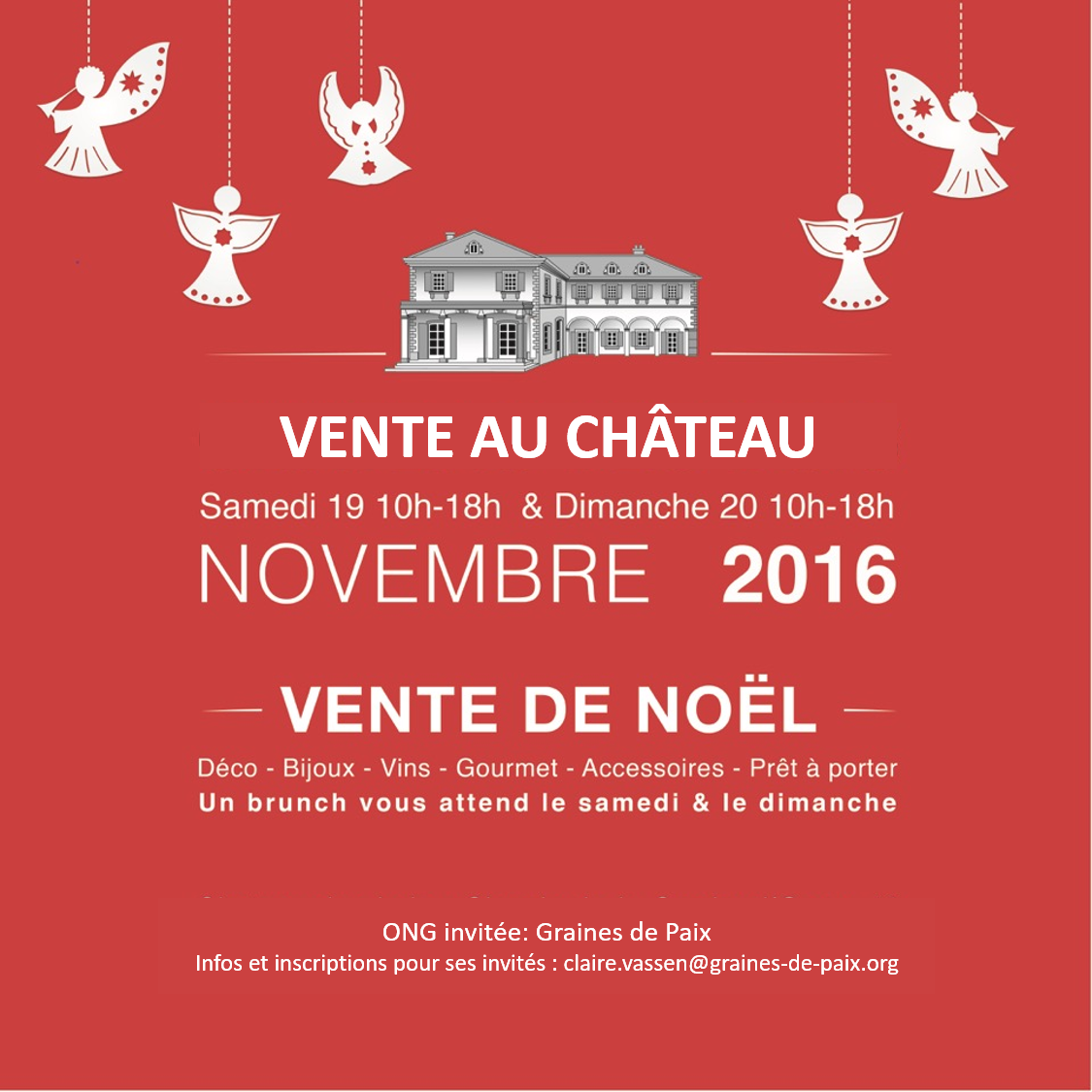 Vente au Château des Bois les 19 et 20 nov. 2016