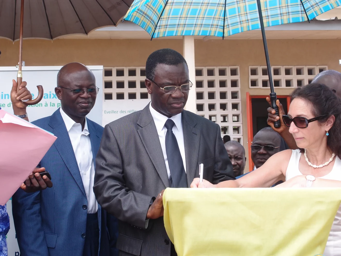 Signature du premier projet Graines de Paix en Côte d'Ivoire