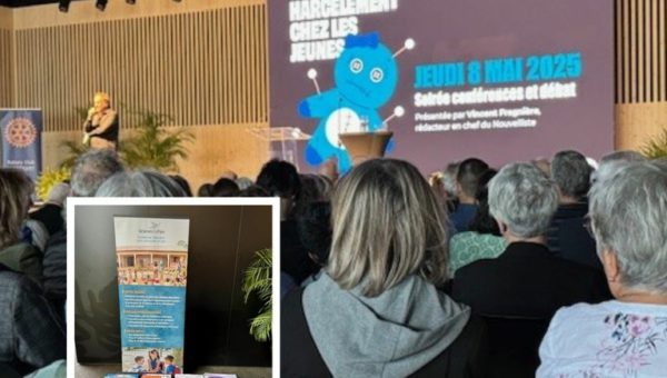 Présentation de ressources pédagogiques lors d’un événement