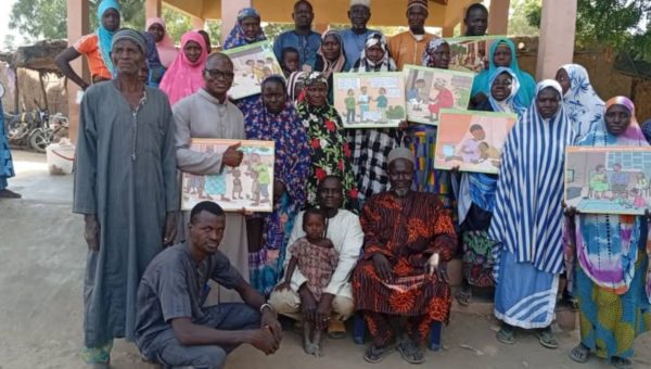 Sensibillisation d'une communauté dans la région de Malanville, Bénin