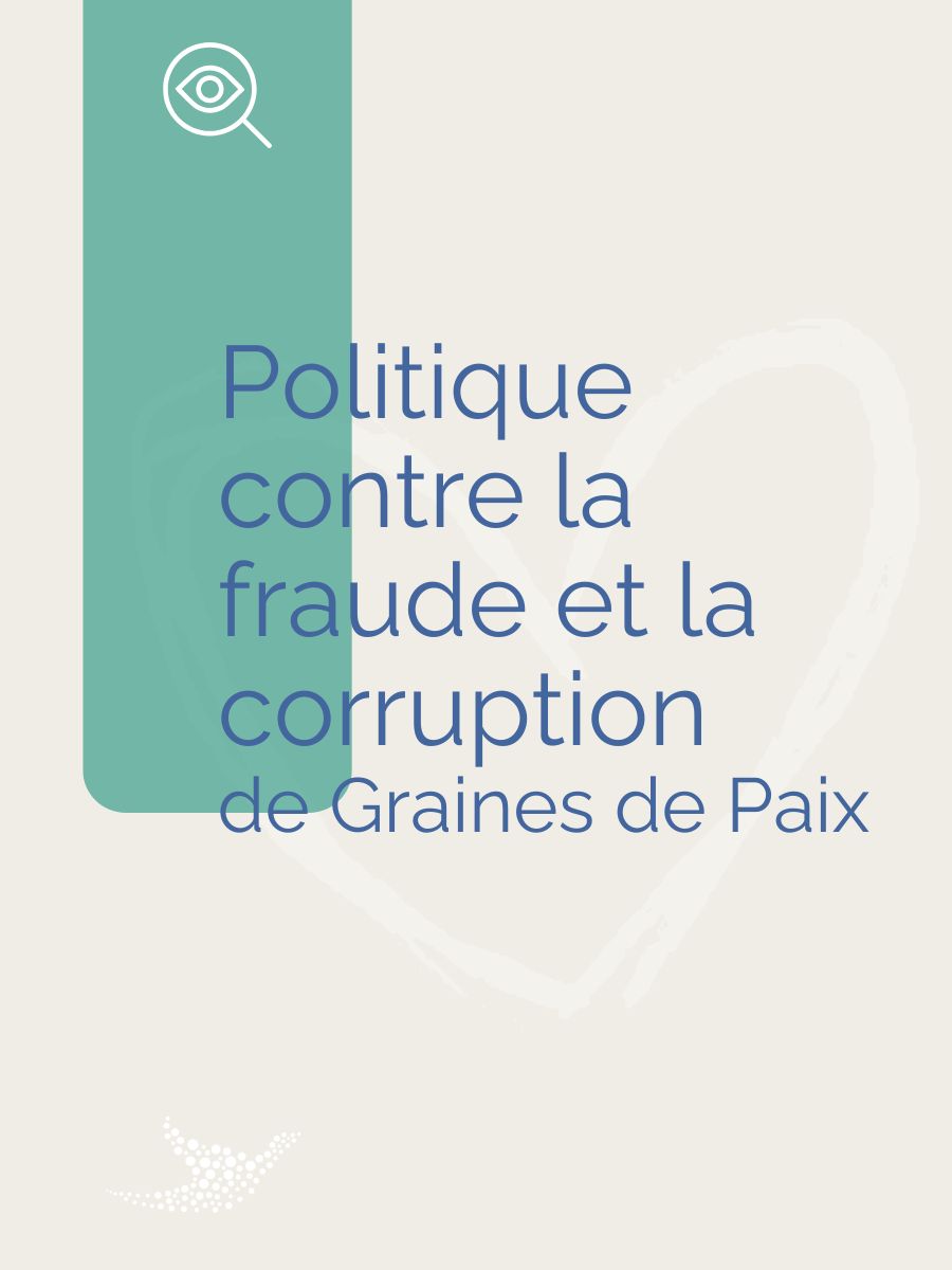 Couverture de la politique de fraude et de la corruption