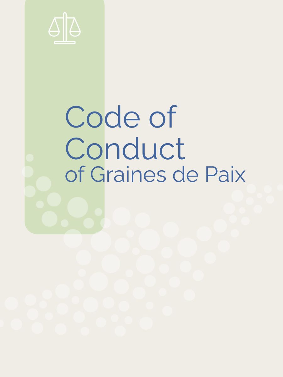 Code of Conduct of Graines de Paix